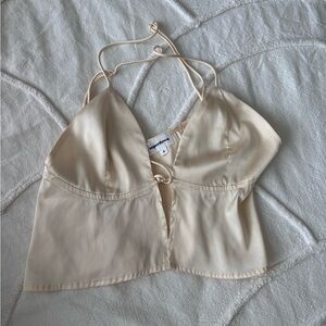 Revolve stain crop tank